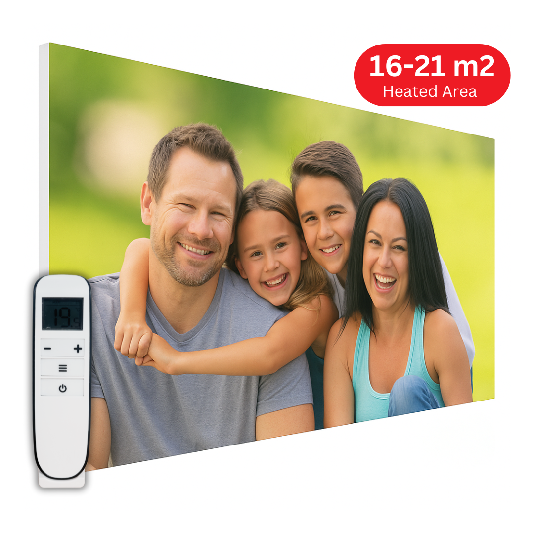 1100W Personalised Image NRGPRO+ Infrared Heating Panel - Electric Wall Panel Heater