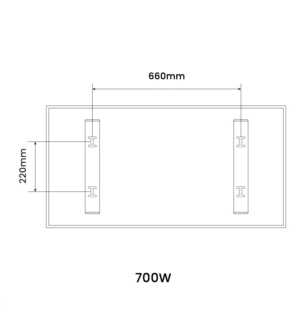 Diamonds NRGPRO Image Infrared Heating Panel - Electric Wall Mounted Room Heater - Tara Normal Collection