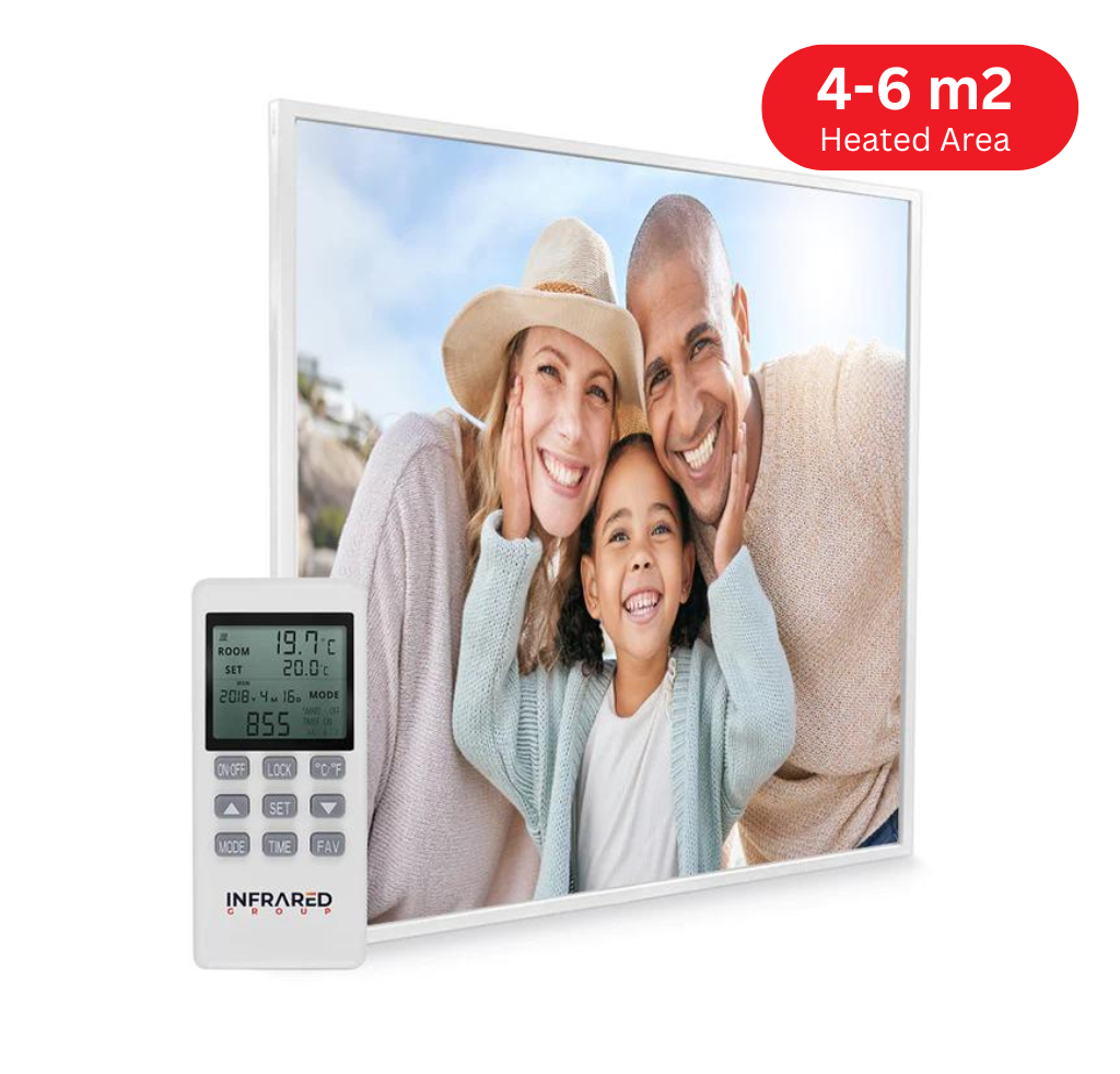 350W Personalised Image NRGPRO Infrared Heating Panel - Electric Wall Panel Heater