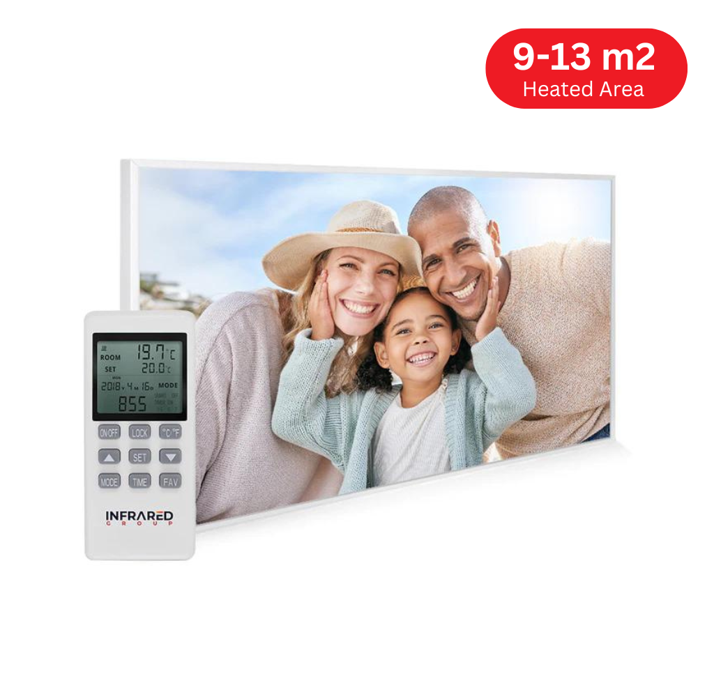 700w Personalised Image NRGPRO Infrared Heating Panel - Electric Wall Panel Heater