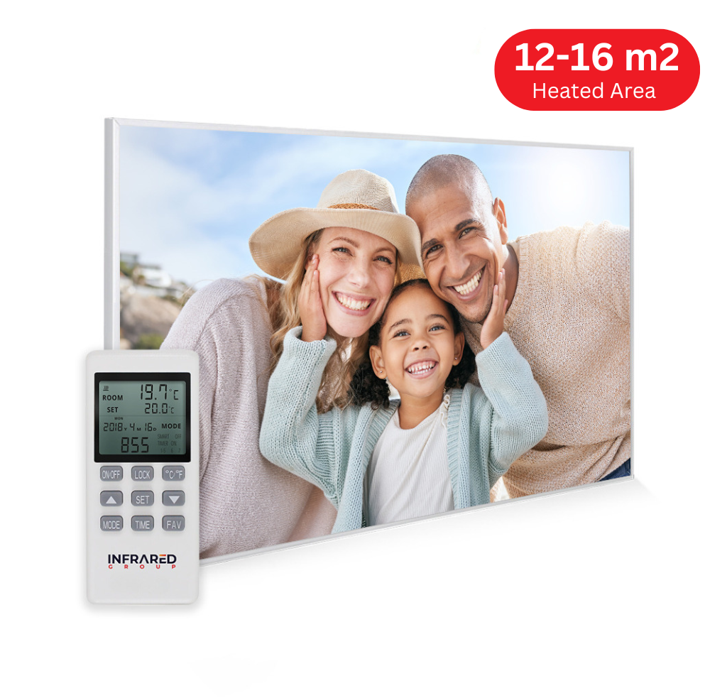 900W Personalised Image NRGPRO Infrared Heating Panel - Electric Wall Panel Heater