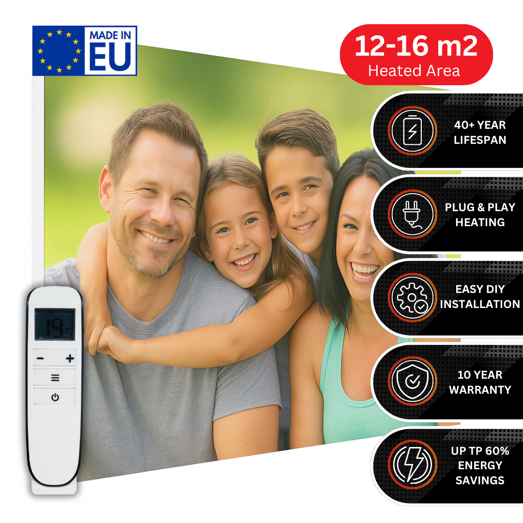 900W Personalised Image NRGPRO+ Infrared Heating Panel - Electric Wall Panel Heater