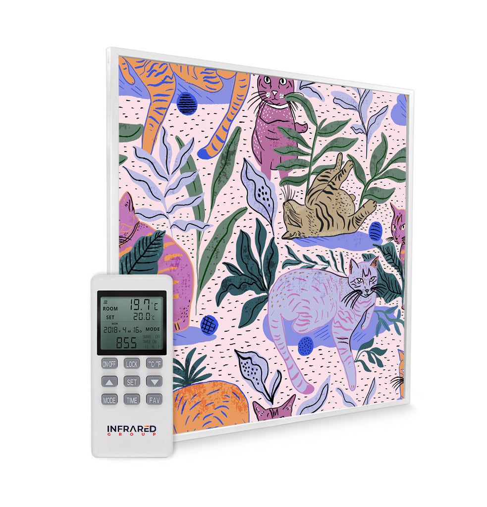 Cats Being Cats NRGPRO Image Infrared Heating Panel - Electric Wall Mounted Room Heater - Tara Normal Collection