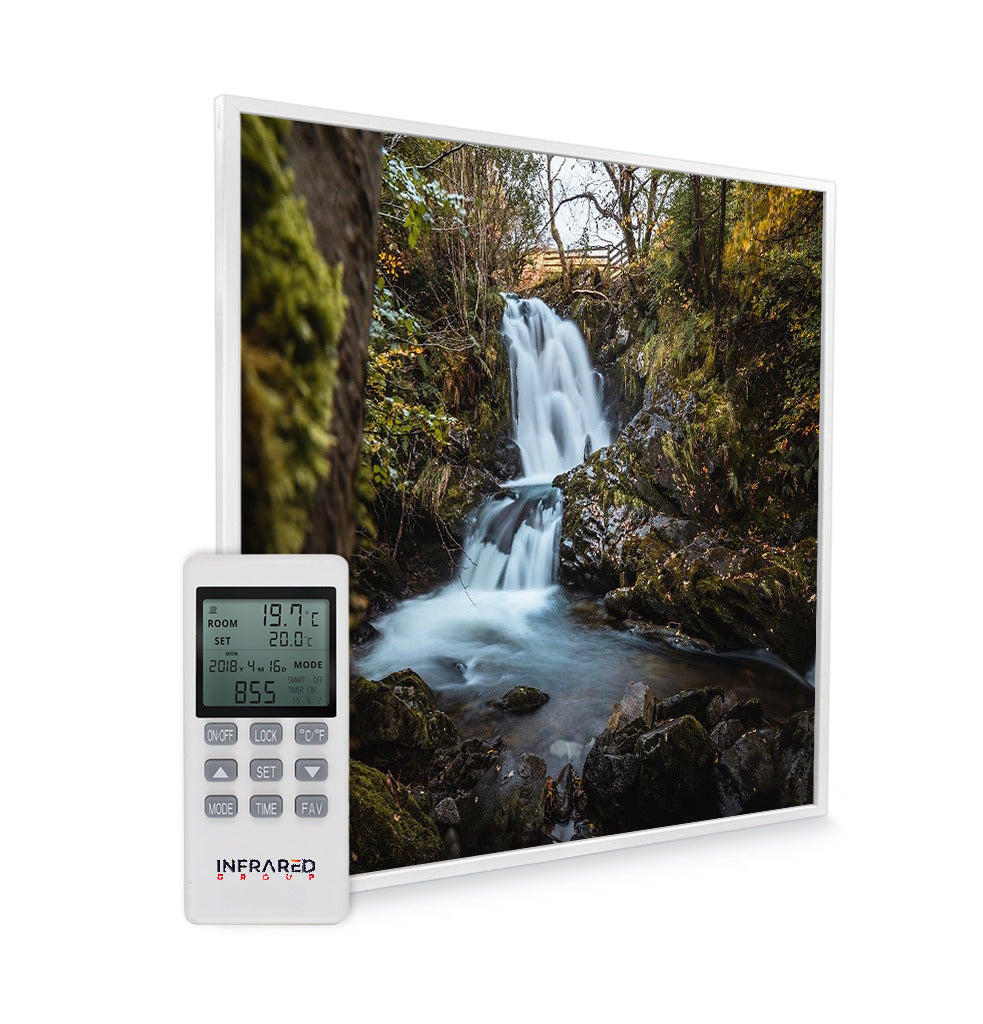 Waterfall In The Woods - NRGPRO Image IR Panel - Electric Wall Mounted Room Heater