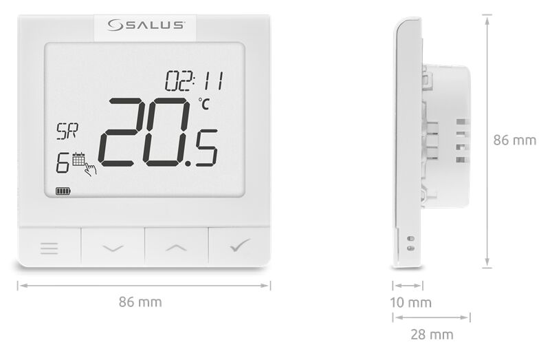 Salus WQ610 Quantum Thermostat With OpenTherm - 230V